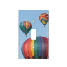 Tres globos del aire caliente