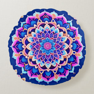 Tapa simétrica de almohada de Mandala Estilo Boho