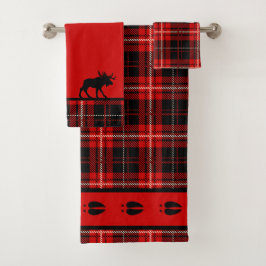 Tapado rojo y negro de alce