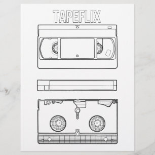 Tapeflix - página de color.