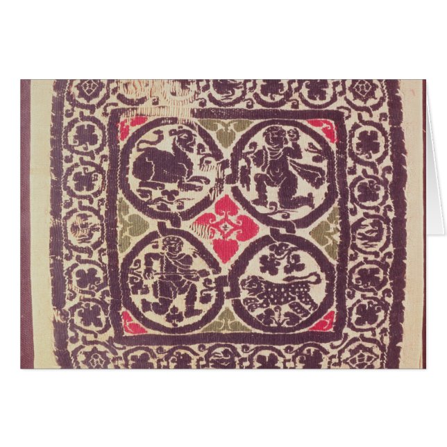 Tapicería del este del imperio romano que muestra (Anverso (Horizontal))