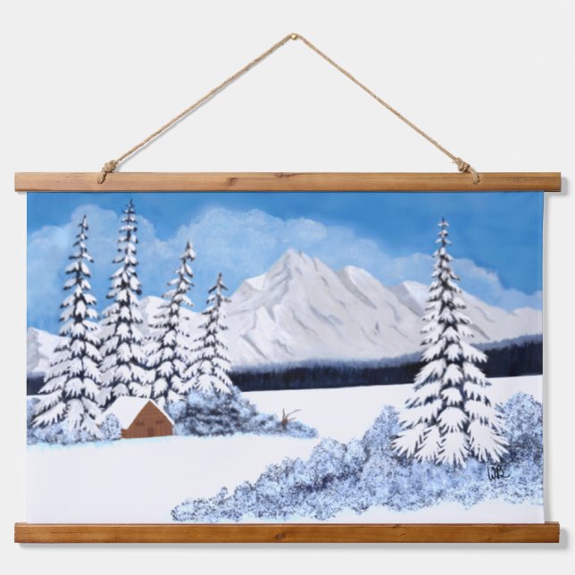 Tapices de pared con madera de las Montañas Nevada (Anverso )