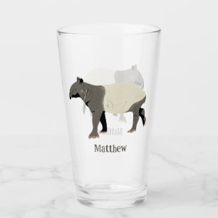 Tapir Malayo Ilustrado Personalizado
