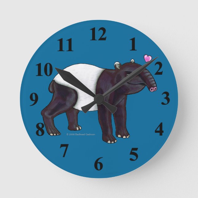 Tapir quiere un enorme reloj de pared (Anverso)