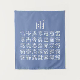 TAPIZ 雨と雨冠の漢字
