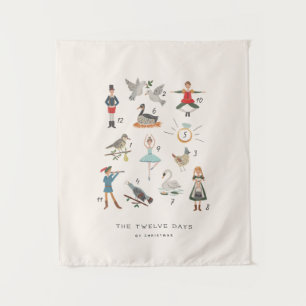 Tapiz 12 días de Navidades