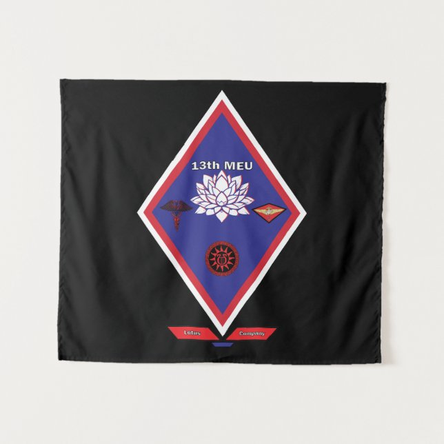 Tapiz 13th MEU Milsim Flag (Anverso (horizontal))