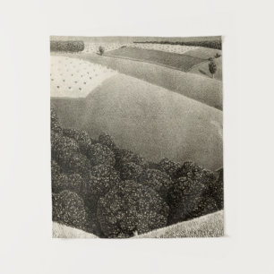 Tapiz 15 de julio de 1938 por Grant Wood