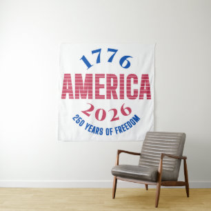 Tapiz 1776 AMÉRICA 2026 250 años de libertad