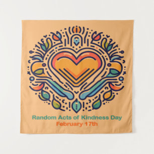 Tapiz 17 de febrero Día de la bondad al azar