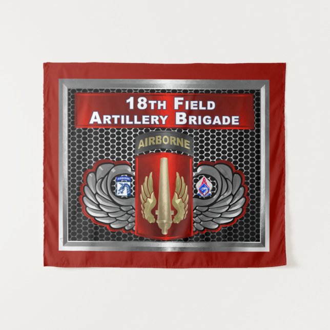 Tapiz 18ª Brigada de Artillería de Campo-XVIII Aerotrans (Anverso (horizontal))
