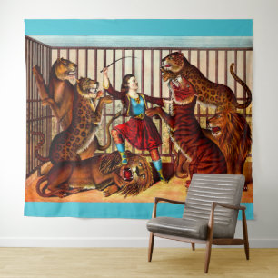 Tapiz 1874 La Reina De Los Leones