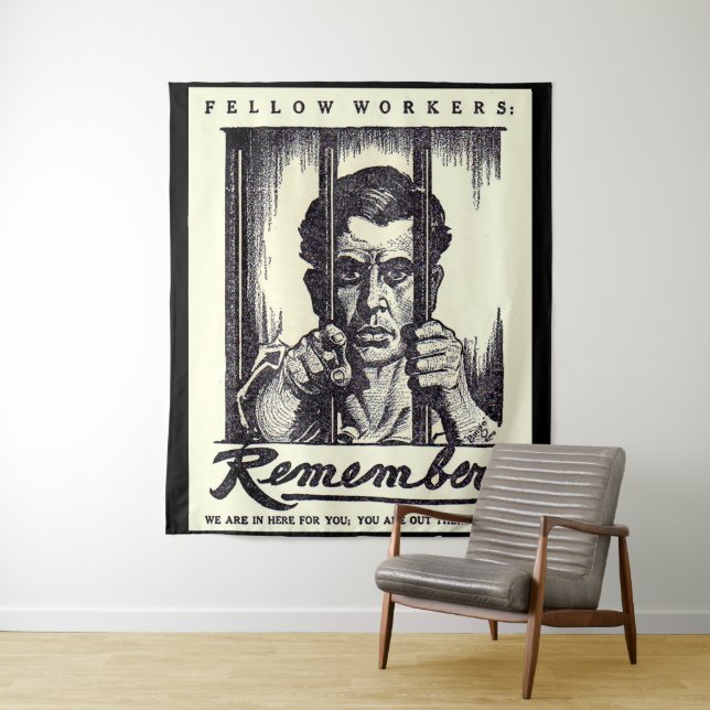 Tapiz ¡1917 trabajadores compañeros recuerdan! (In situ)