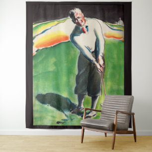 Tapiz 1934 impresiones golfing
