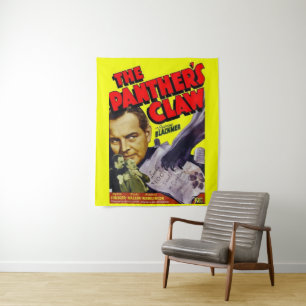 Tapiz 1942 poster de cine The Panther's Claw