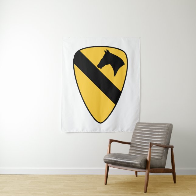 Tapiz 1.ᵉʳ Parche Patriótico de la División de Caballerí (In situ)