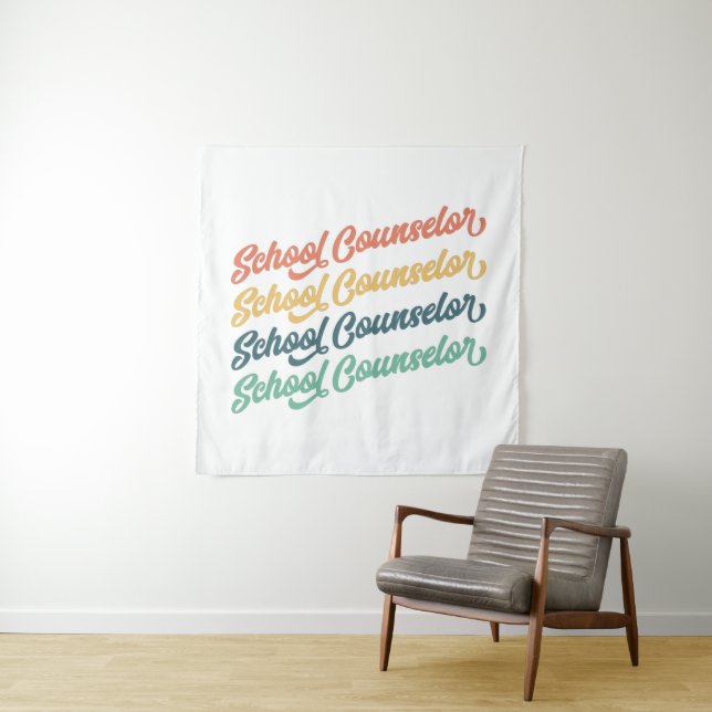 Tapiz 1/2- Volver Al Consejero Escolar Vintage (In situ)