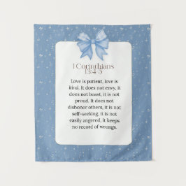 Tapiz 1 corintios 13 4 5, el amor es paciente el amor es