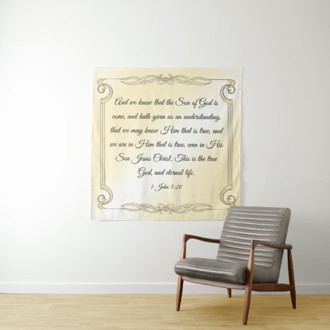 Tapiz 1 Juan 5:20 (In situ)
