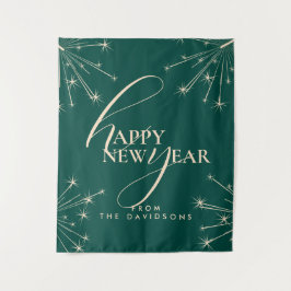 Tapiz 2026 Happy New Year Modern Festive Typography