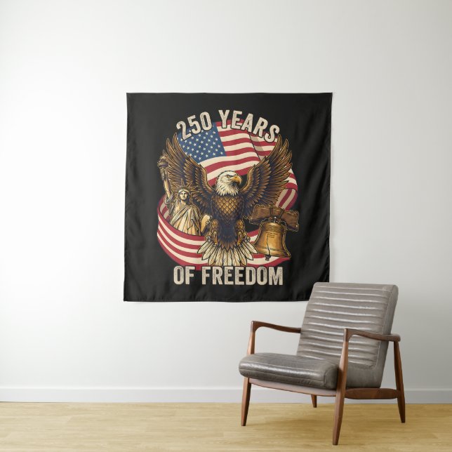 Tapiz 250 años americano 1776-2026 (In situ)