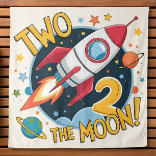 Tapiz 2do Cumpleaños Dos a la Luna