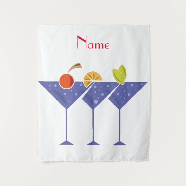 Tapiz 3 Martini Cocktails Thunder_Cove (Anverso)