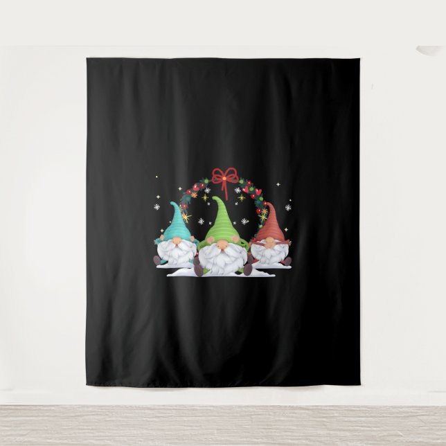 Tapiz 3 Navidades Gnomes (Anverso)