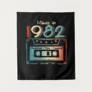 Tapiz 40 Birthday Gifts Year Old Made in 1982 Cassette