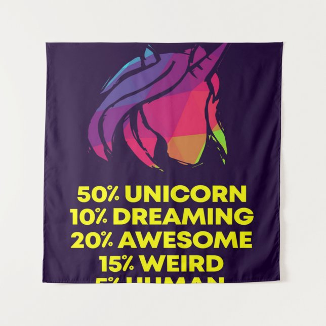 Tapiz 50% Unicorn 20 abierto (Anverso)