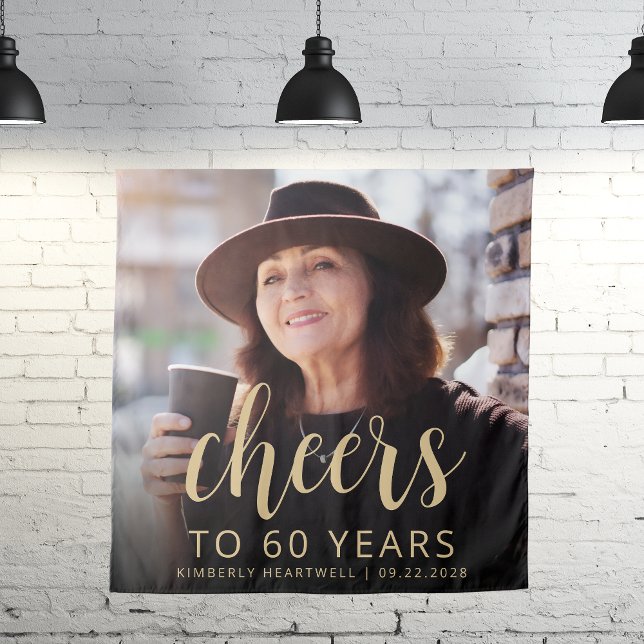 Tapiz 60.ª festividad festividad festividad con guión de (Subido por el creador)