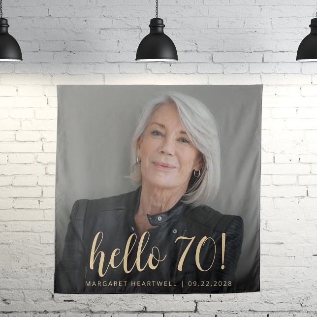 Tapiz 70.ª festividad festividad festividad con guión de (Subido por el creador)