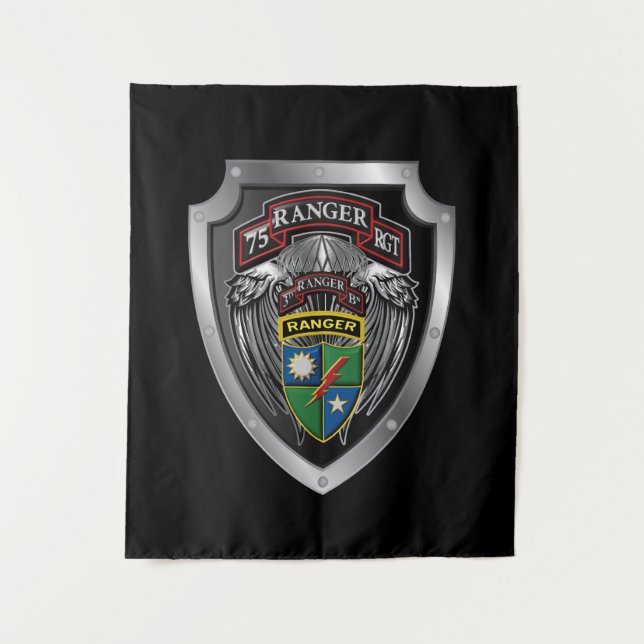 Tapiz 75.º Batallón del Regimiento de Rangers (Anverso)