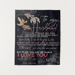 Tapiz A la carta de mi marido   Mejor regalo del Día del
