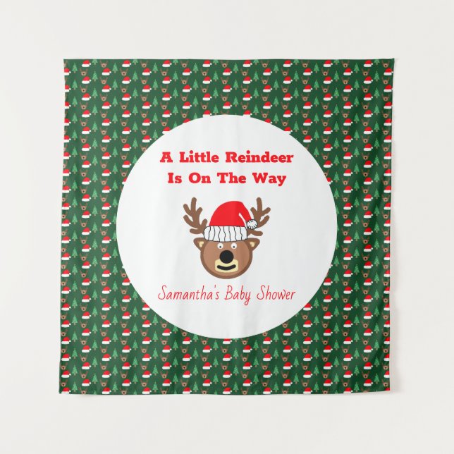 Tapiz A Little Reindeer Is On The Way (Anverso)