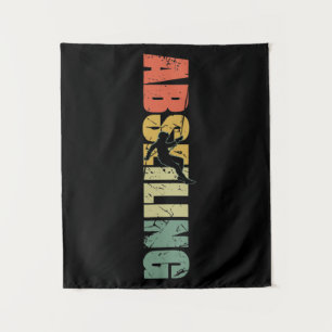 Tapiz Abseiling Vintage Rappelling Mountain Climber