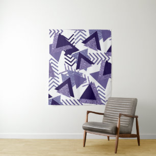 Tapiz Abstracción Genial de los 80   Patrón de Formas de
