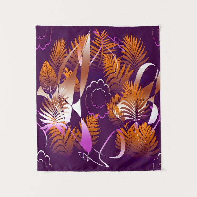 Tapiz Abstract Autumnal Melancholy (Anverso)