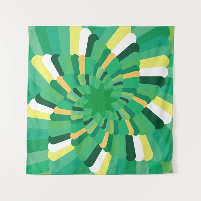 Tapiz Abstract background Geometric Gradation spiralgeom (Anverso)