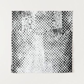 Tapiz Abstract black and white vintage background. Monoc