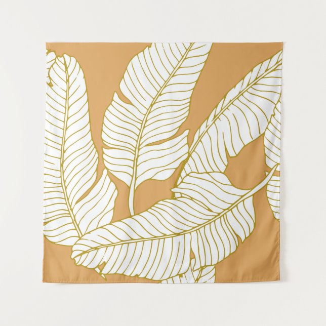 Tapiz Abstract elegance pattern with floral illustration (Anverso)