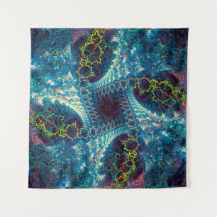 Tapiz Abstract fractal background - computer-generated i