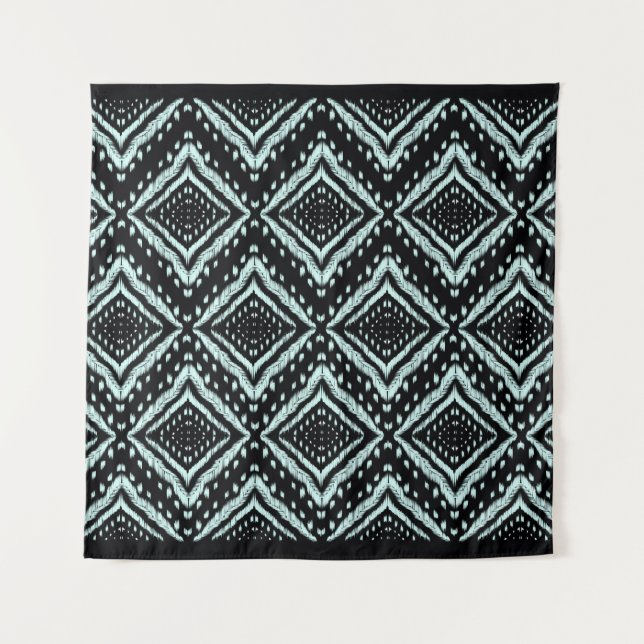 Tapiz Abstract Line, Beautiful, Ikat seamless pattern, B (Anverso)