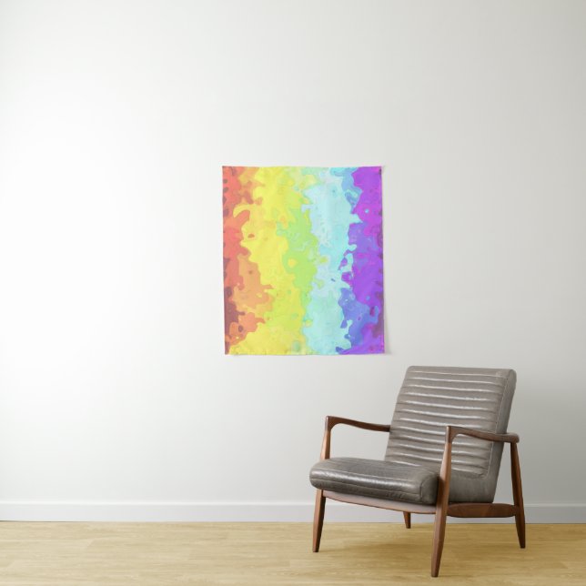 Tapiz Abstract Neurogender    Pride Flag     (In situ)