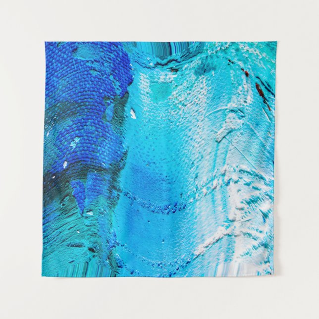 Tapiz Abstract oil paint texture on canvas, background.  (Anverso)