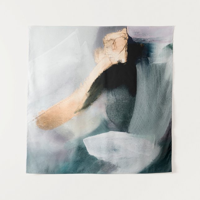 Tapiz Abstract oil texture background. Paint on canvas.  (Anverso)