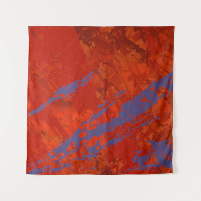 Tapiz Abstract painting. Ink handmade image. Modern arti (Anverso)