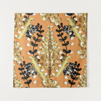 abstract pattern on orange yellow background with 