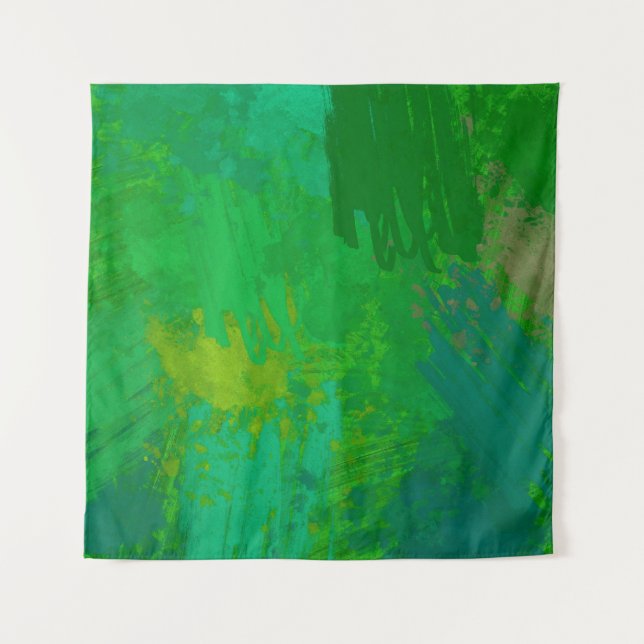 Tapiz Abstract random shapes. 2d illustration background (Anverso)