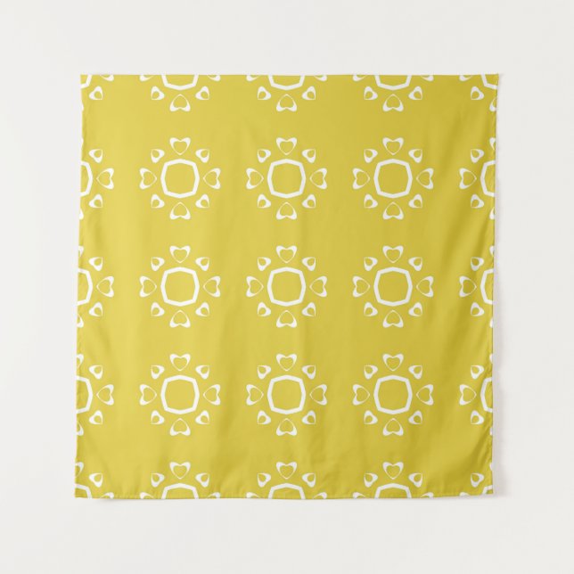 Tapiz Abstract seamless pattern of yellow color backgrou (Anverso)